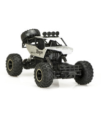 RC auto Rock Crawler 1:12 4WD METALL hõbedane