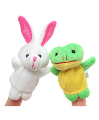 Plush mascot finger puppets animals set of 10pcs