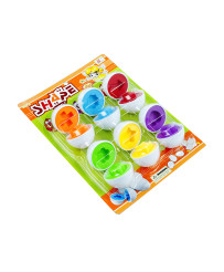 Izglītojoša olu rotaļlieta Saskaņot formas un krāsas
