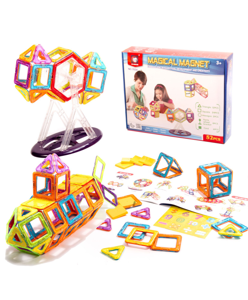 MAGICAL MAGNET 52SZT colored magnetic blocks