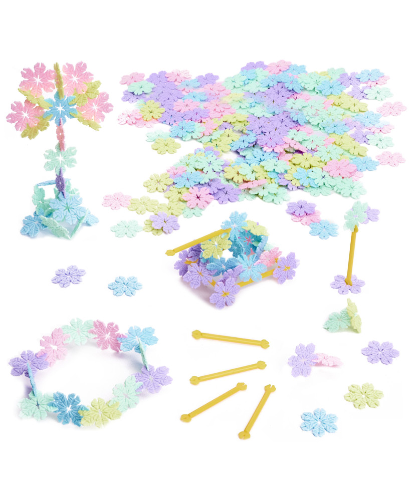 Spatial blocks wafer stars snowflakes educational 240el