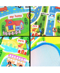 Educational foam mat for children street 160x130cm