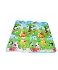 Educational double-sided foam mat sea world 190x170cm