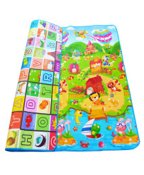 Educational double-sided foam playground mat 200x170cm