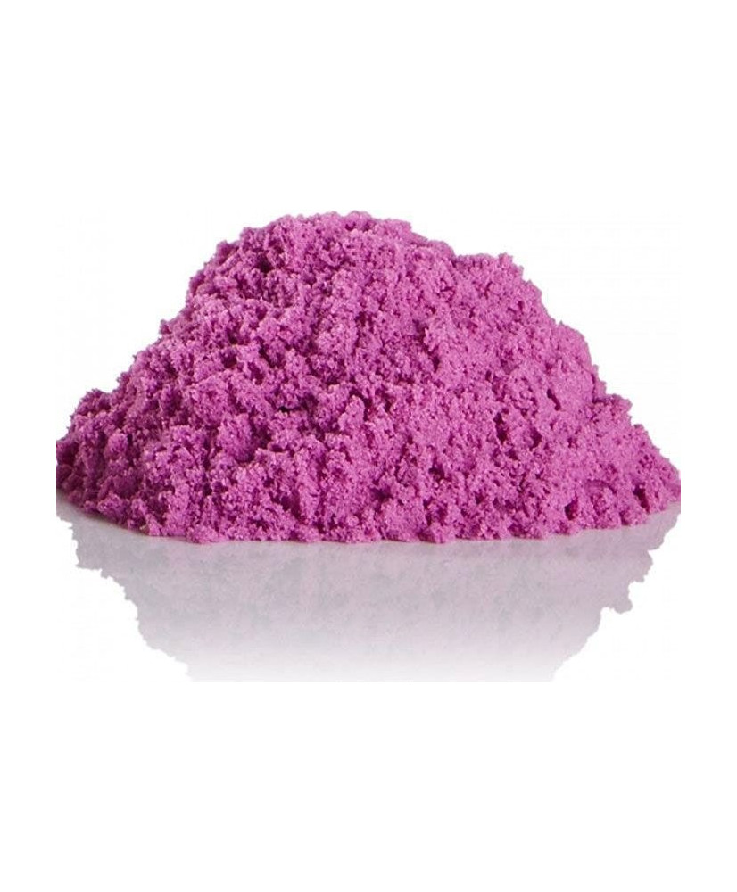 Kinētiskās smiltis 1kg maisiņā violeta krāsā