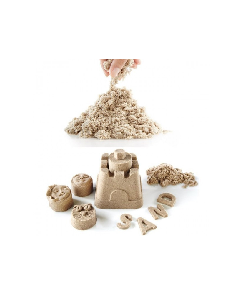 Kinetic sand 1kg in pouch natural beige