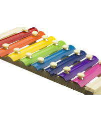 Colorful educational wooden dulcimer