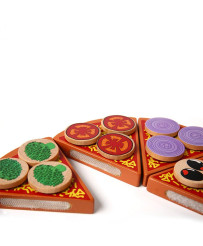 Pizza wooden play set with accessories