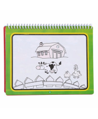 Water book with marker - Farm