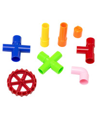 Educational Blocks - Water pipes with accessories 170el
