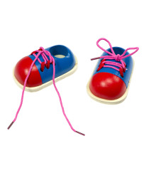 Educational set for learning to tie shoelaces 2 pcs.