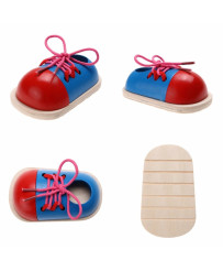 Educational set for learning to tie shoelaces 2 pcs.