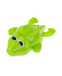 Screw-on bath toy floating crocodile