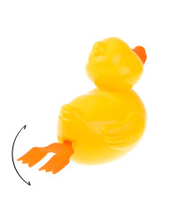 Screw-on floating duck bath toy