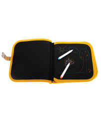 Portable chalkboard soft notebook sketchbook teddy bear