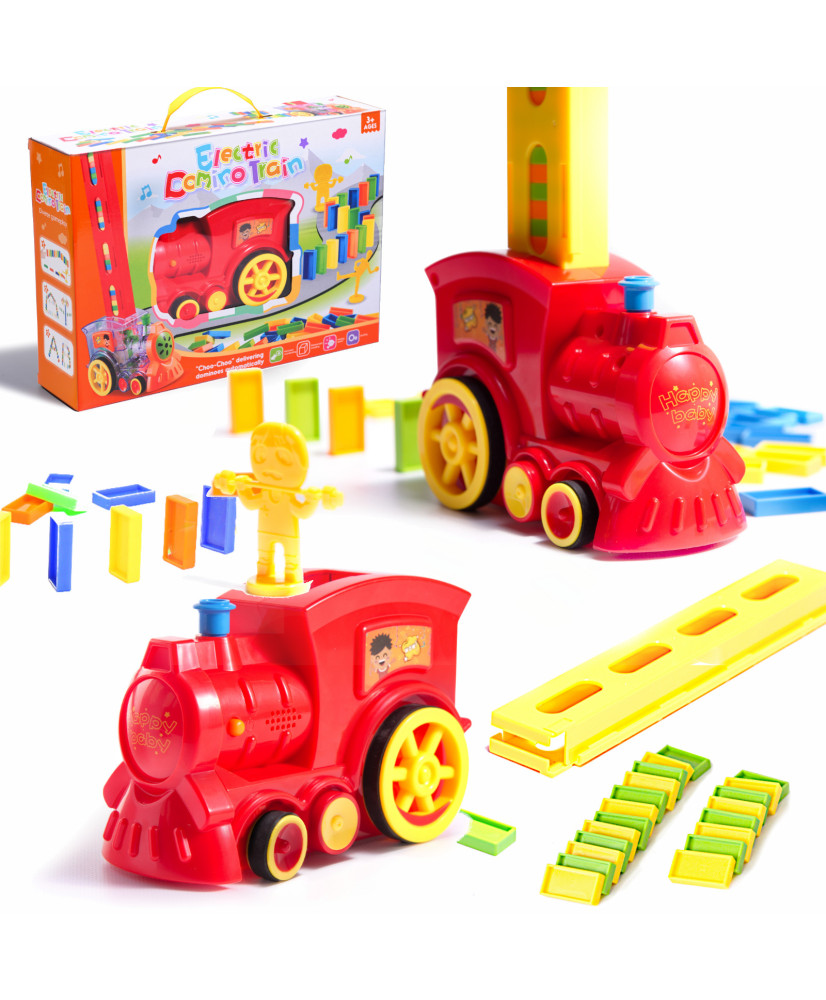 Locomotive Train Jigsaw puzzle domino train red