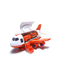 Transporta lidmašīna + 3 ugunsdzēsēju mašīnas