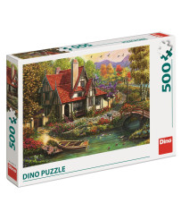 Dino Puzzle 500 pc Cottage near the lake