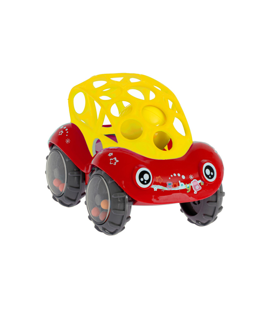 Car car teether rattle with balls