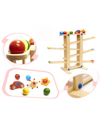 Montessori XXL wooden ball track kulodrome