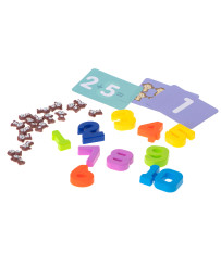 Educational scales learning to count monkey large