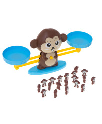 Educational scales learning to count monkey large