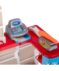 Supermarket store cash register + cart model 2