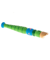 Wooden flute school instrument colorful