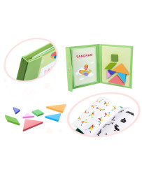 Magnetic puzzle book 3D tangram plokid