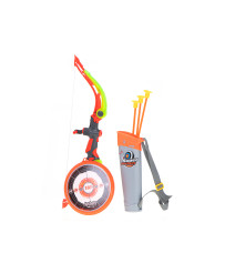 Bow with arrows and target shooting set