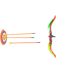 Bow with arrows and target shooting set