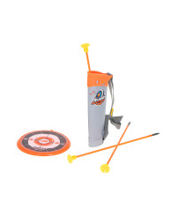 Bow with arrows and target shooting set