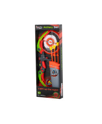 Bow with arrows and target shooting set