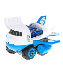 Transporter plane police + 4 cars + accessories