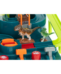 Obstacle course interactive parking lot racing cave dinosaur