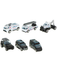Transporter õhusõiduk + 6 autot politsei külg/front