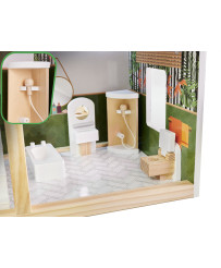 LULILO FLORO boho LED wooden dollhouse