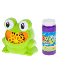 Soap bubble machine frog bubble frog