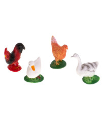 Figurines farm animals set cow horse 12pcs