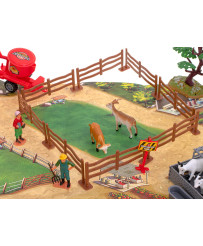 Farm a farm with animals and machinery 49pcs.