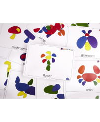 Creative pebbles colorful montessori puzzle