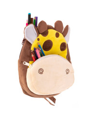 Kindergarten backpack plush giraffe 24cm