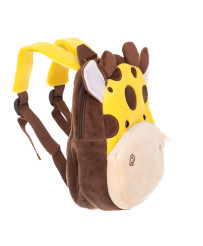 Bērnudārza mugursoma plīša žirafe 24cm