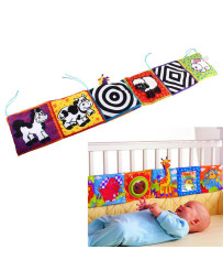 Infant protective educational mat for crib
