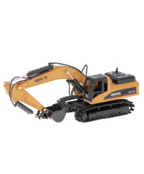 Excavator loader with bucket on tracks Die-Cast metal model H-toys 1710 1:50