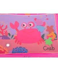 Crab sensory inflatable water mat
