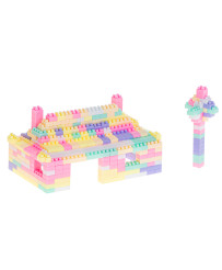 3D bricks educational bricks BOX 580el. pastel