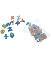 Foam letters numbers bath toy