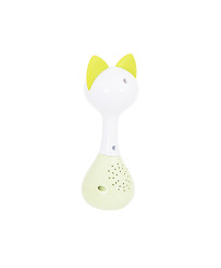 Rattle teether + sounds lights cat HOLA