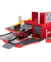 Transporter fire truck folding parking fire department + accessories